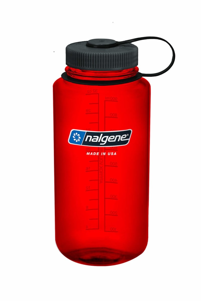 Nalgene 32oz WM Red / Black Cap Tritan Suluk 