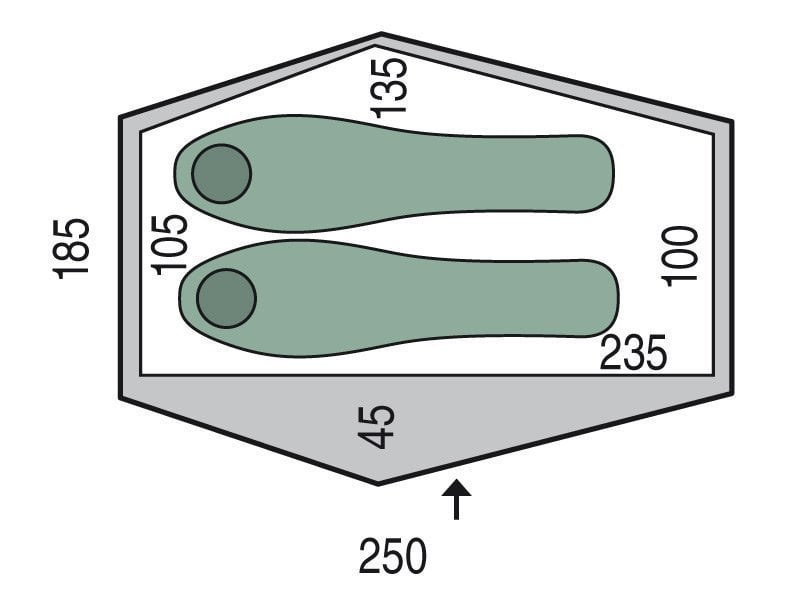 PINGUIN ECHO2 2 KISILIK CADIR