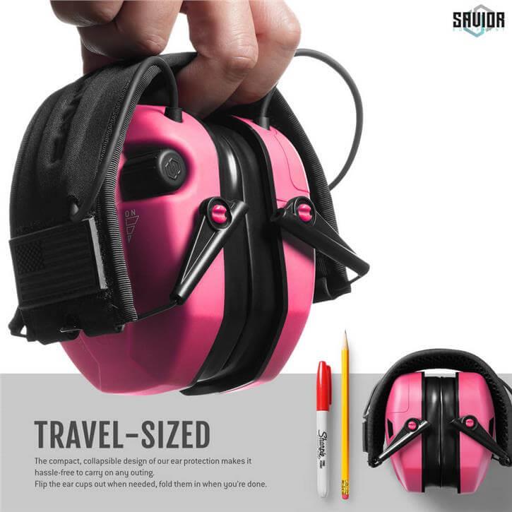 SAVIOR APOLLO Elektronik Atış Kulaklığı (Pembe)