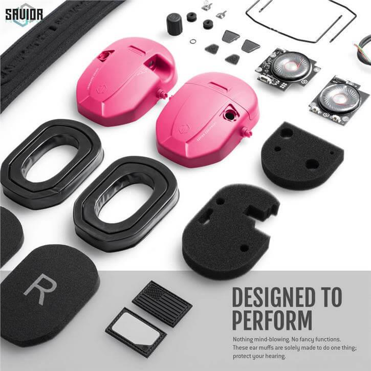 SAVIOR APOLLO Elektronik Atış Kulaklığı (Pembe)