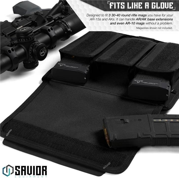SAVIOR AR15 / AR10 Şarjör Kılıfı (M. Siyah)