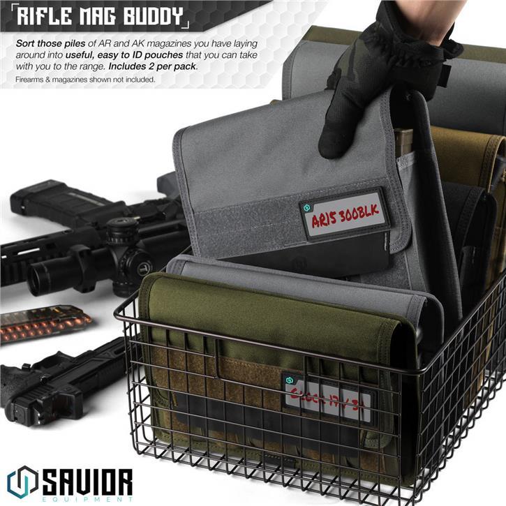 SAVIOR AR15 / AR10 Şarjör Kılıfı (Mat Gri)