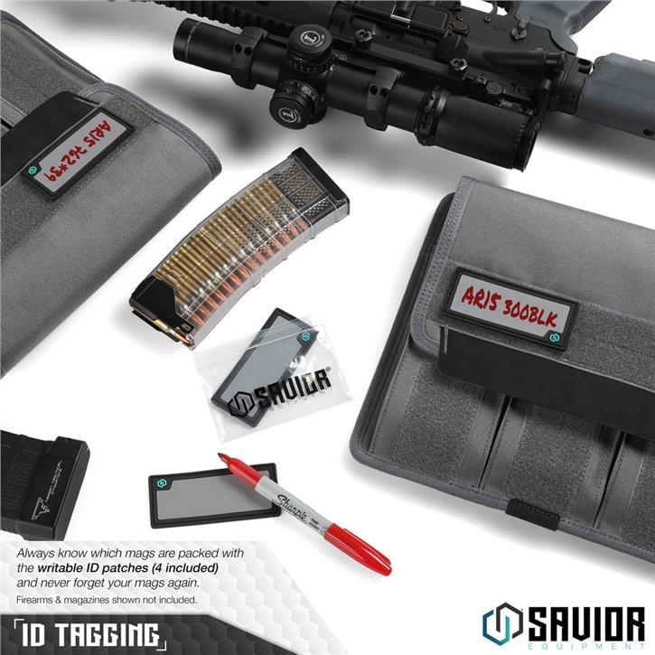 SAVIOR AR15 / AR10 Şarjör Kılıfı (Mat Gri)