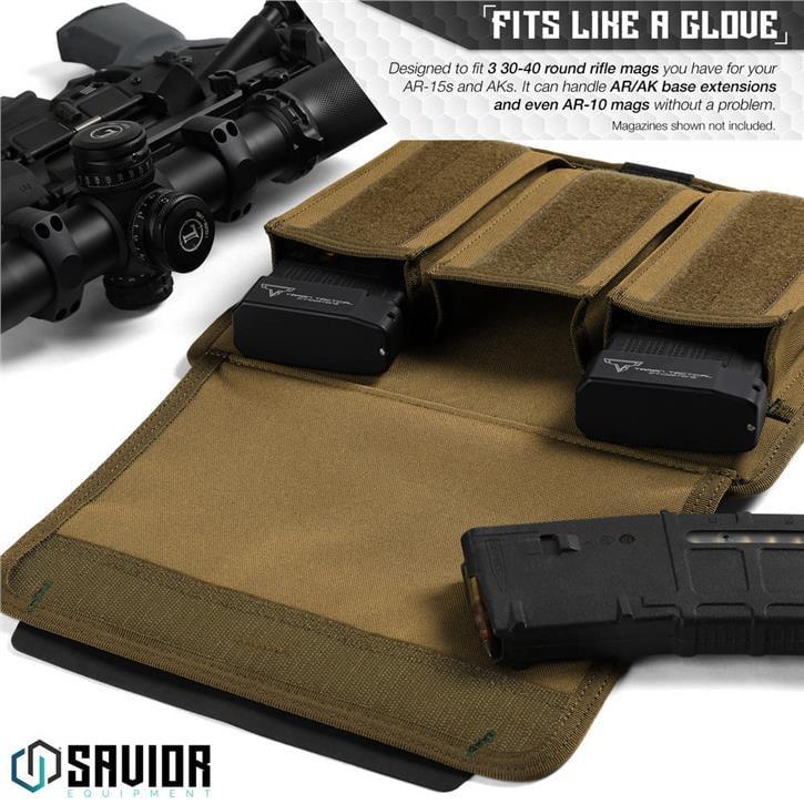SAVIOR AR15 / AR10 Şarjör Kılıfı (Toprak)