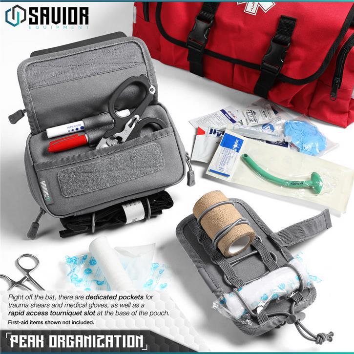SAVIOR IFAK BUDDY İlk Yardım Çantası (Mat Gri)