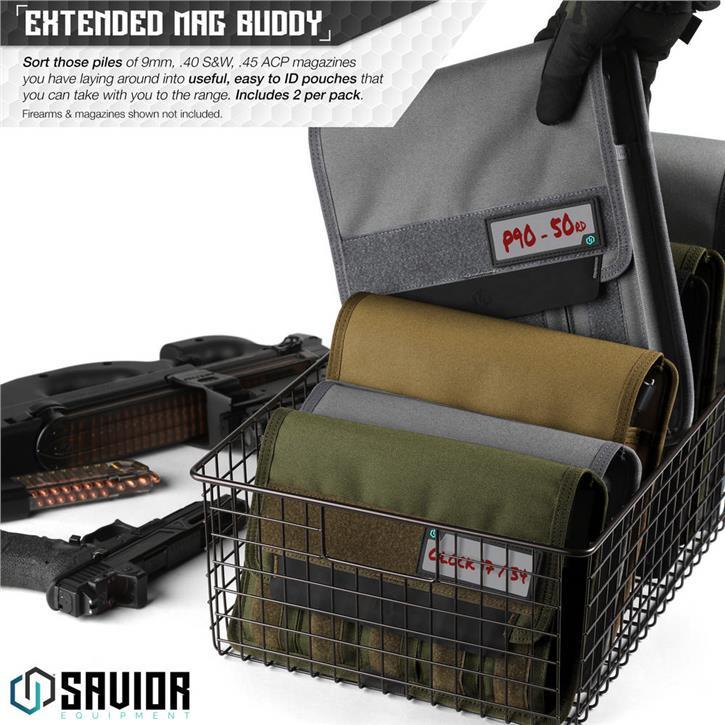 SAVIOR MAG BUDDY PCC Şarjör Kılıfı (Mat Gri)