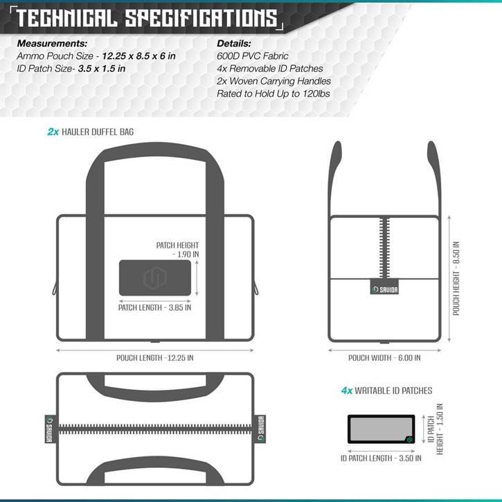 SAVIOR MINI HAULER Duffle Çanta (2'li) (Kamuflaj)