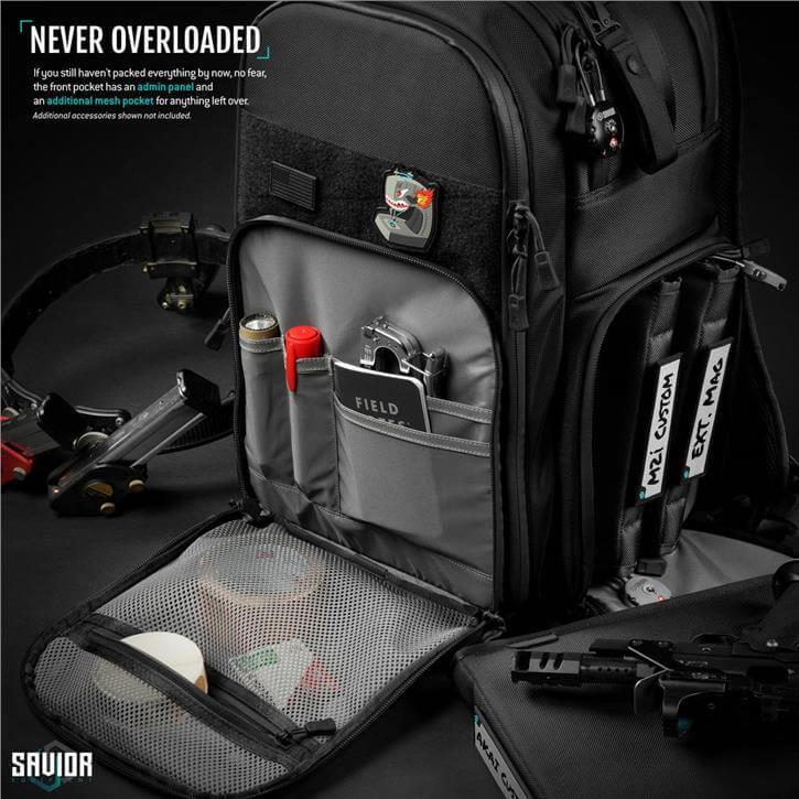 SAVIOR PRO S.E.M.A. Tabanca Sırt Çantası (Mat Siyah)