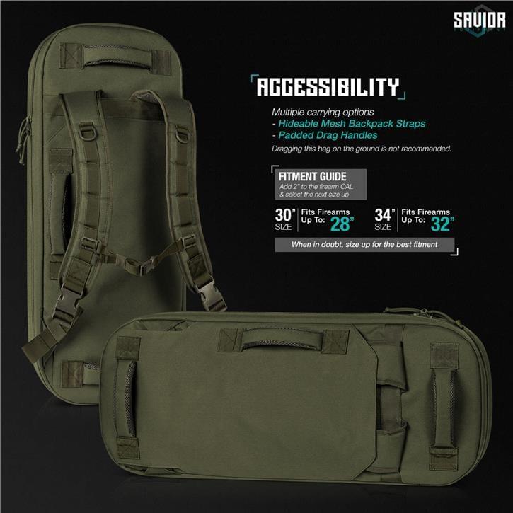 SAVIOR SPECIALIST COVERT Tekli Tüfek Çantası 30