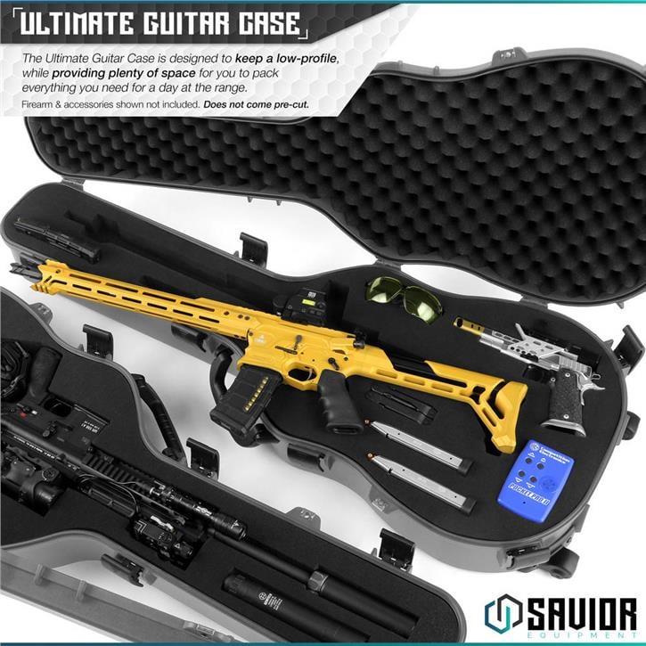 SAVIOR ULTIMATE GUITAR Tekli Tüfek Çantası (Mat Gri)