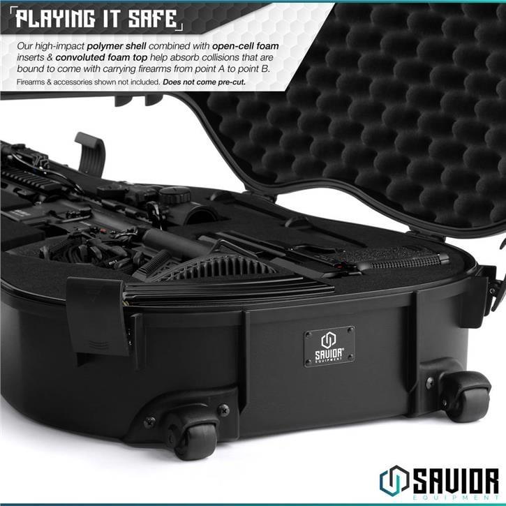 SAVIOR ULTIMATE GUITAR Tekli Tüfek Çantası (Mat Siyah)