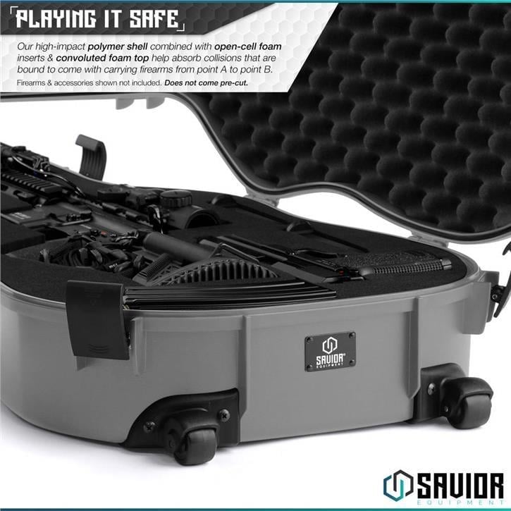 SAVIOR ULTIMATE GUITAR Tekli Tüfek Çantası (Mat Gri)