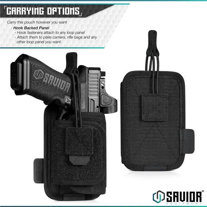 SAVIOR Universal Tabanca Kılıfı (Mat Siyah)