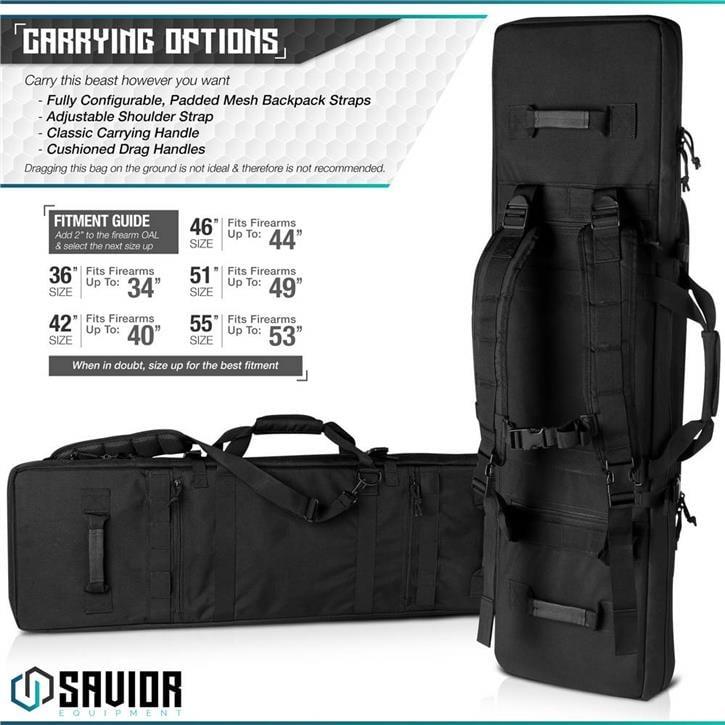 SAVIOR URBAN WARFARE 2'li Tüfek Çantası 46