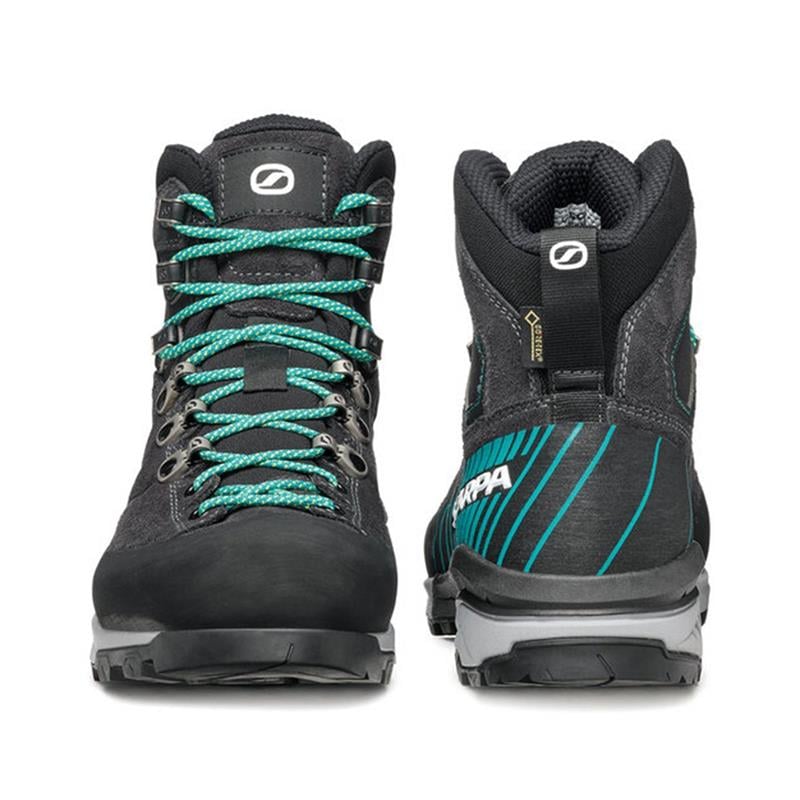Scarpa MESCALITO TRK GTX WMN Kadın Bot Dark Anthracite-Tropical Green