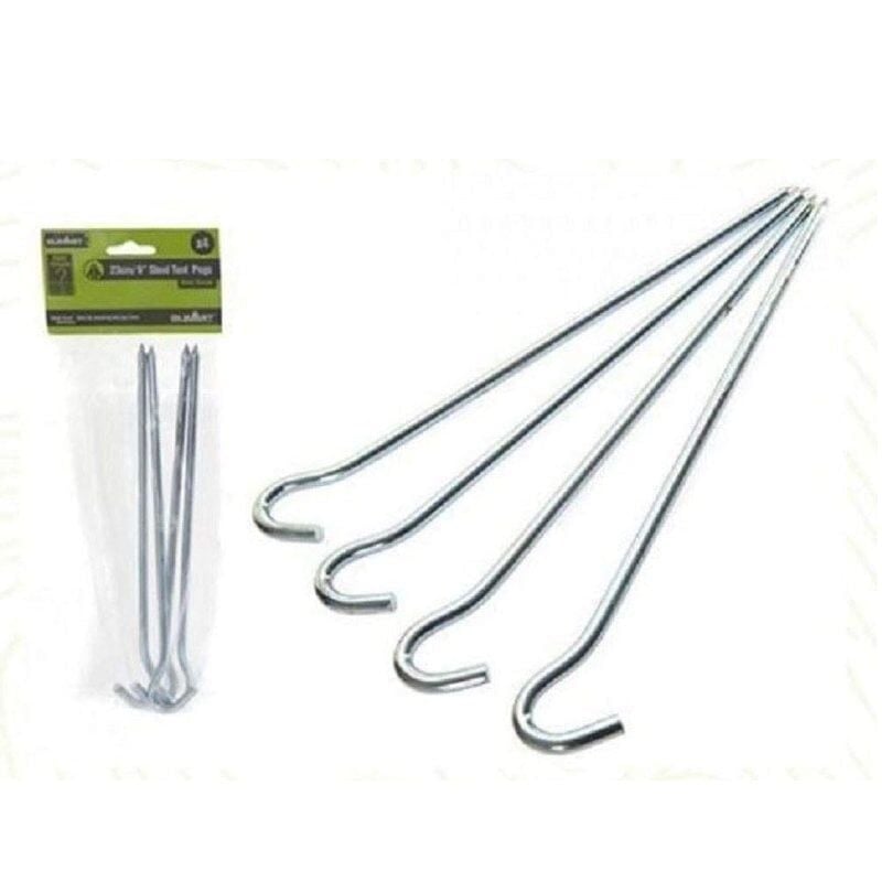 Summit 23cm/6mm Kuvvetli Çelik Çadır Kazığı 4'lü Paket