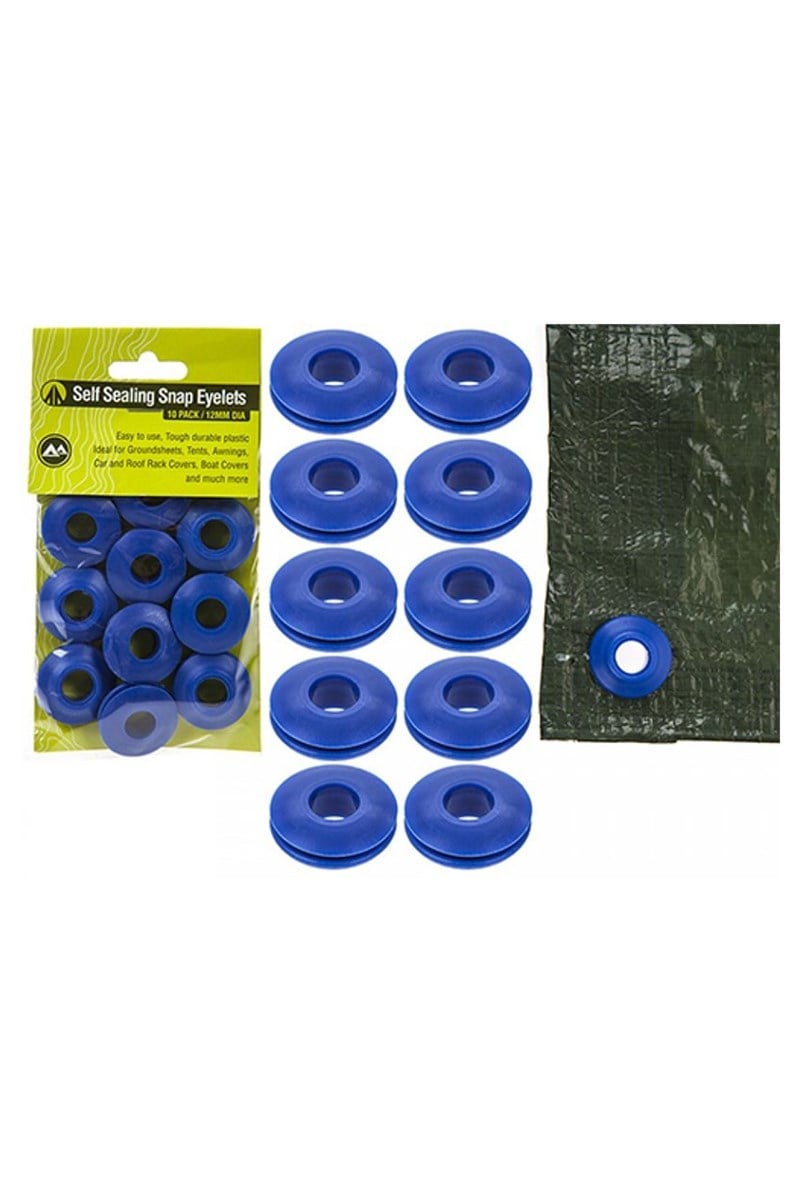Summit Çadır Zemin İzolasyon Tıpası Replacement Groundsheet Eyelets 10 Pack Blue