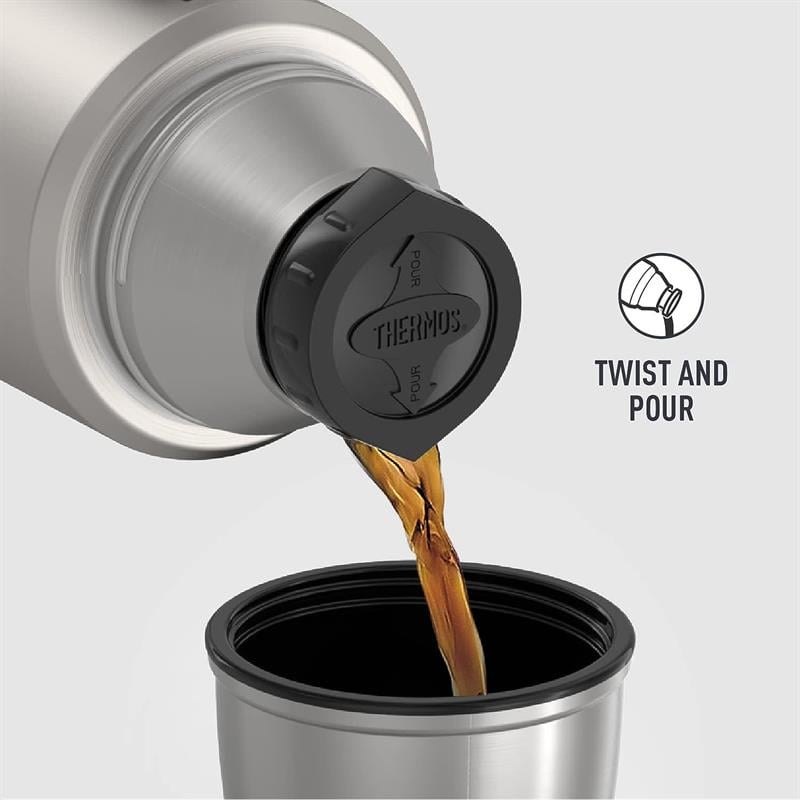 Thermos SK2010 Stainless King Large Matte Stainless Steel 1.2 lt. 163963-AK