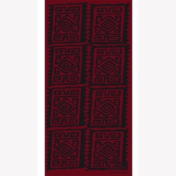 Trekmates Choob Polar Aztec With Headercard Deep Red Chp-03Hc-Dr-Na