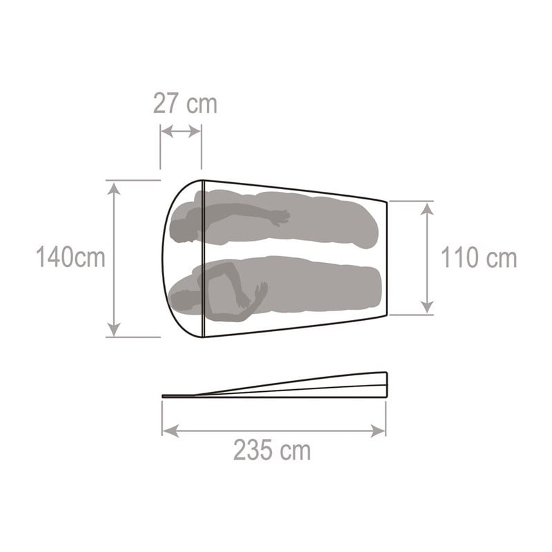Vaude Biwak II.2 Su Geçirmez Çift Kişilik Bivak 12506