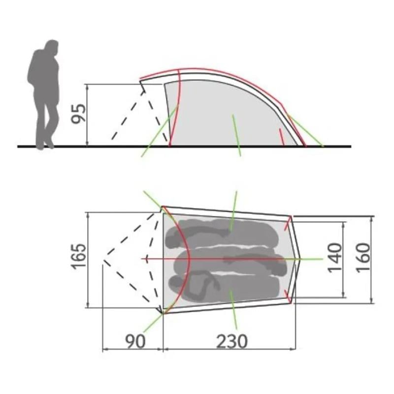 Vaude Taurus 3P 3 Kişilik 3 Mevsim Çadır 11499