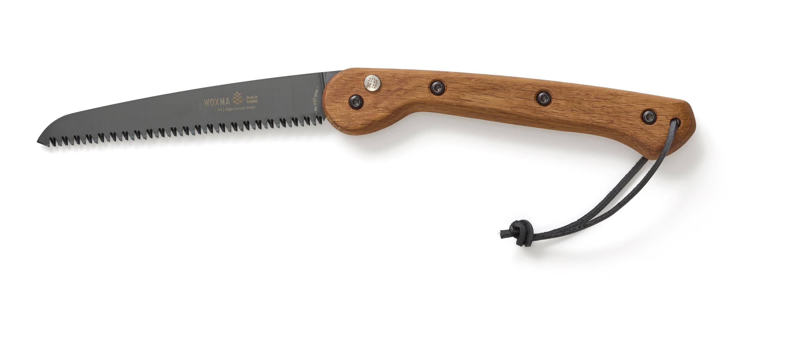 Woxna Hälsing Foldable Saw 180 mm - Oak & High Carbon Steel