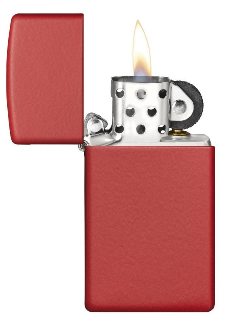 Zippo Slim Red Matte