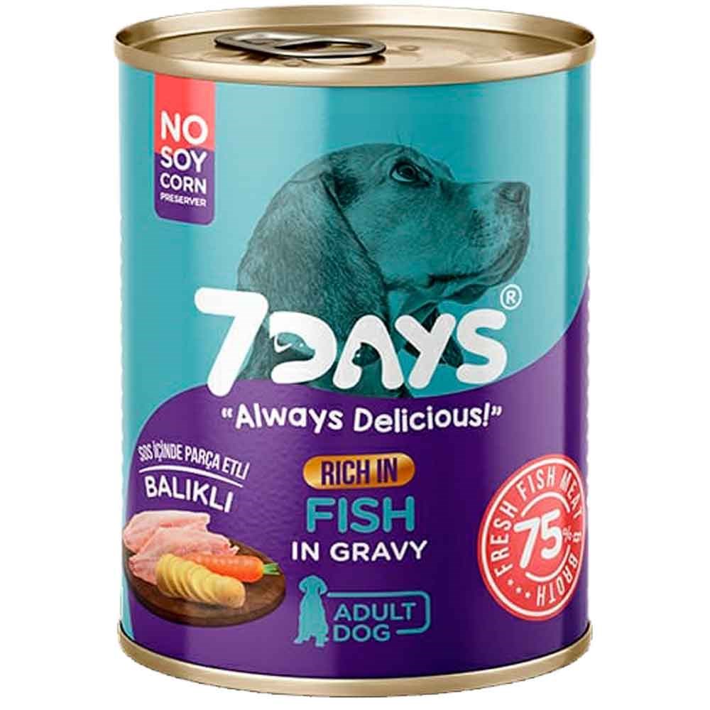 7 Days Köpek Konservesi Balıklı 415 Gr 8683497000245 Quik Yetişkin Köpek Konserveleri Amazon Pet Center