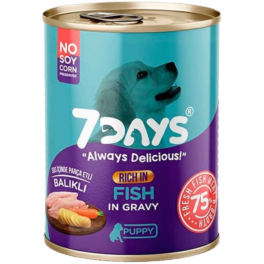 7 Days Yavru Köpek Konservesi Balıklı 415 Gr 8683497000252 7 Days Yavru Köpek Konserveleri Amazon Pet Center