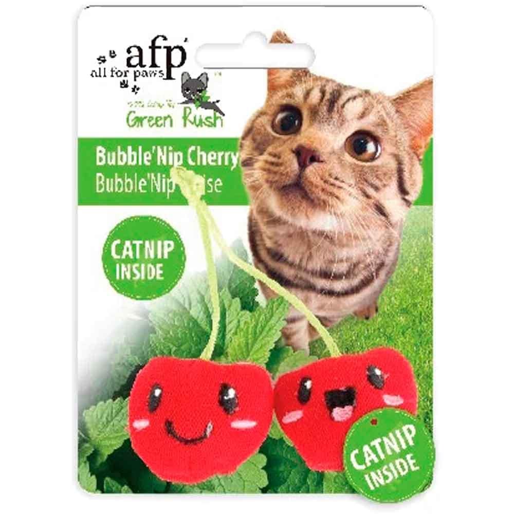 AFP Green Kedi Oyuncağı Peluş Kiraz 847922024284 Amazon Pet Center