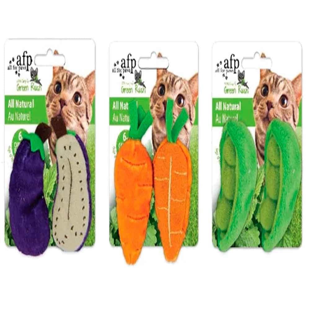 AFP Green Rush Kedi Otlu Sebze Peluş Kedi Oyuncağı 847922020934 Amazon Pet Center