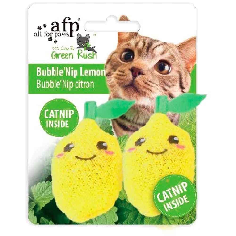 AFP Kedi Oyuncağı Green Peluş Limon 2'li 847922024277 Amazon Pet Center
