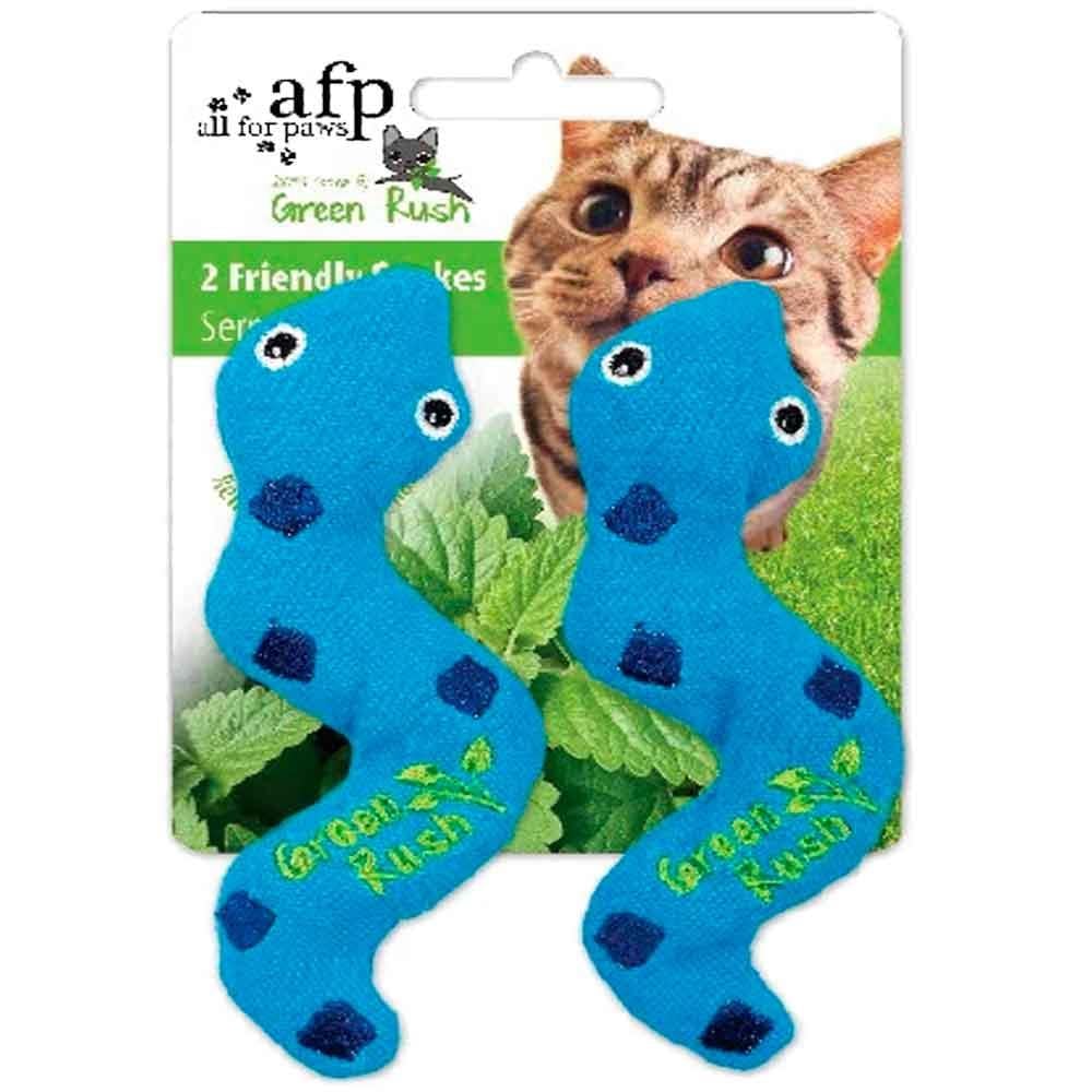 AFP Kedi Oyuncağı Green Peluş Şapşal Yılan Oyuncak 2'li 847922024253 Amazon Pet Center
