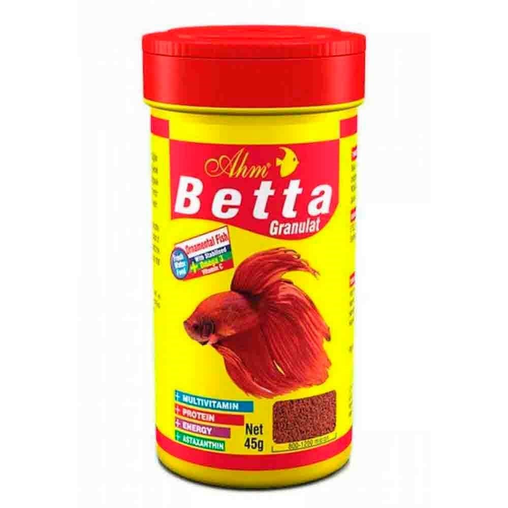 AHM Beta Granül Balık Yemi 100 ml 8699375330069 Ahm Tatlı Su Akvaryumu Balık Yemleri Amazon Pet Center