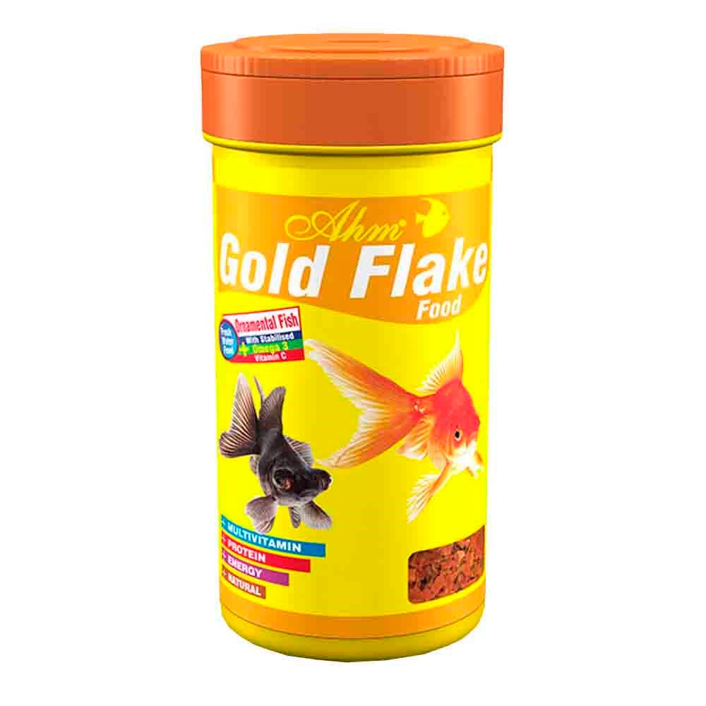 AHM Gold Flake Japon Balığı Pul Yemi 100ml 8699375332070 Amazon Pet Center