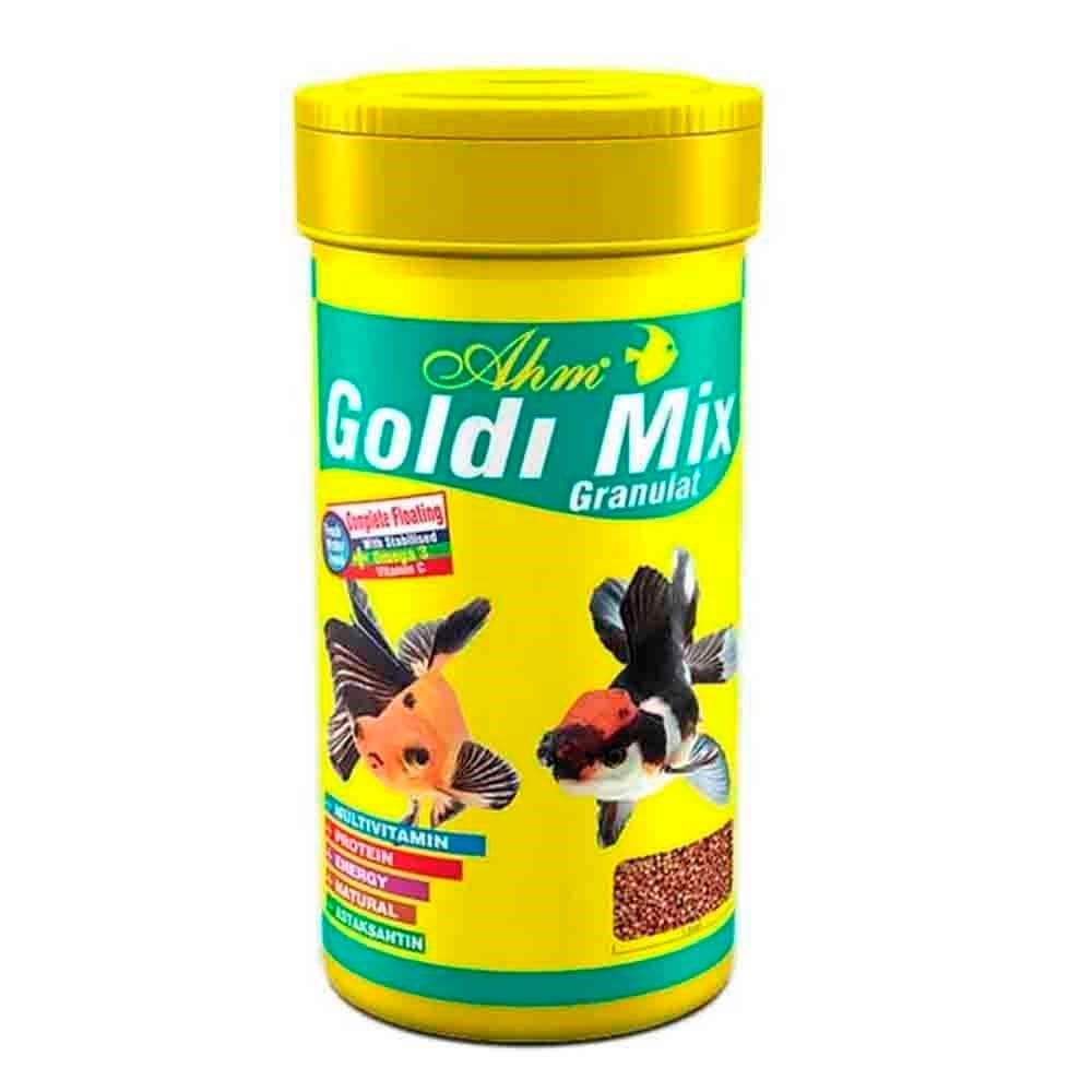 Ahm Goldi Mix Granulat Balık Yemi 100 ml 8680848010854 Amazon Pet Center