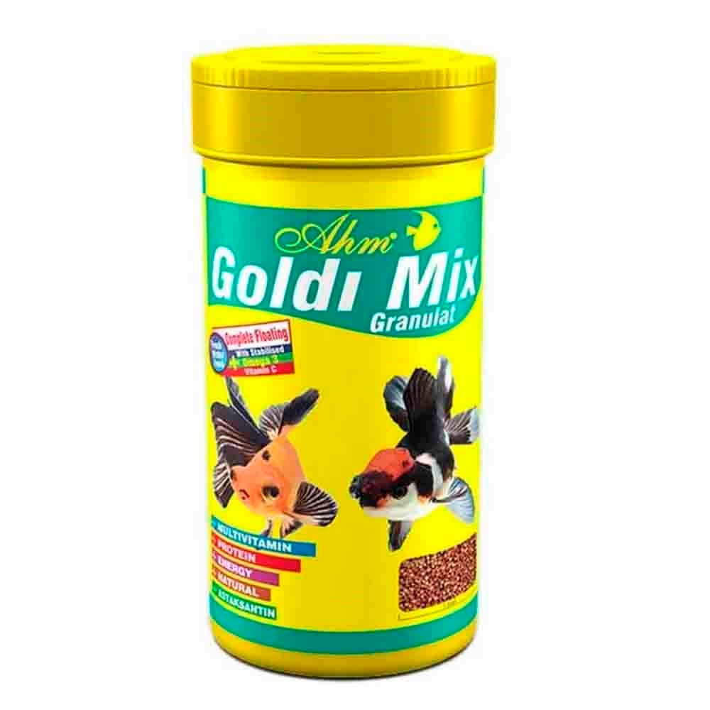Ahm Goldi Mix Granulat Balık Yemi 100 ml 8680848010854 Amazon Pet Center
