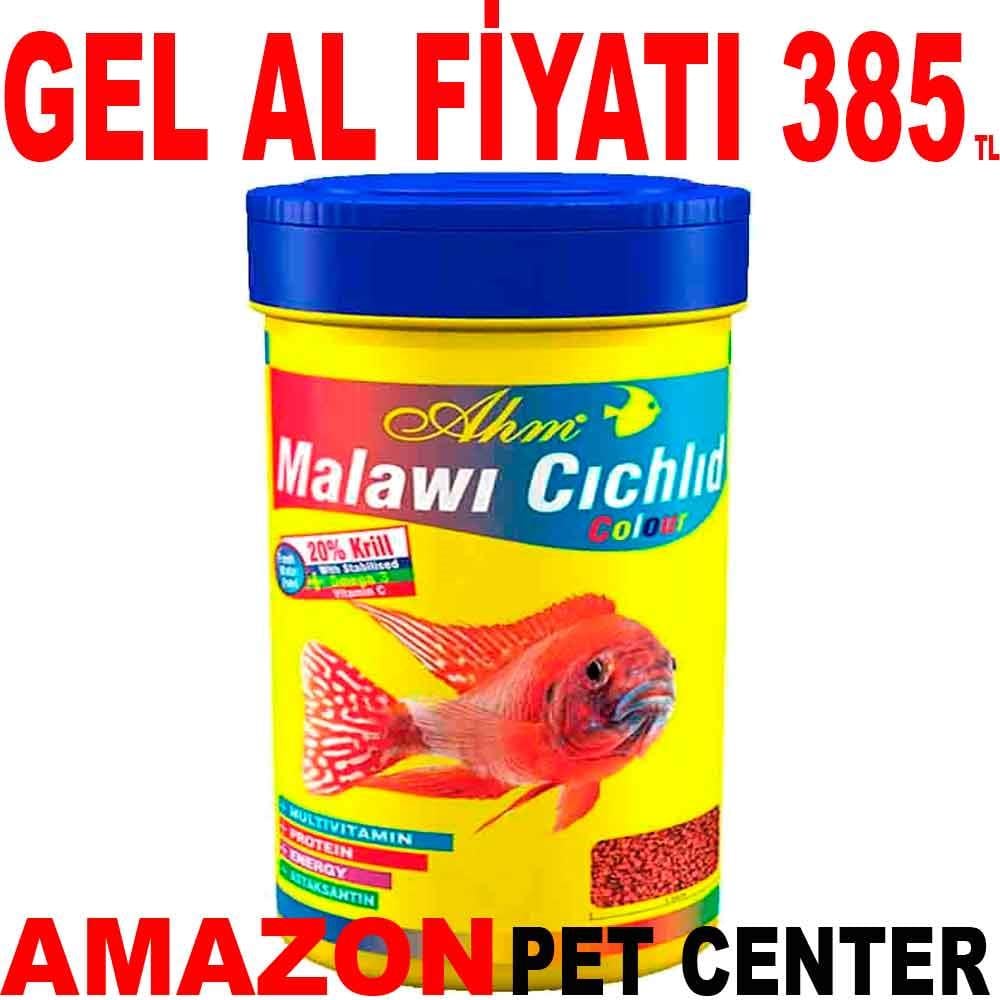 AHM Malawi Cichlid Colour Granulat Balık Yemi 1 LT 21925009 Amazon Pet Center