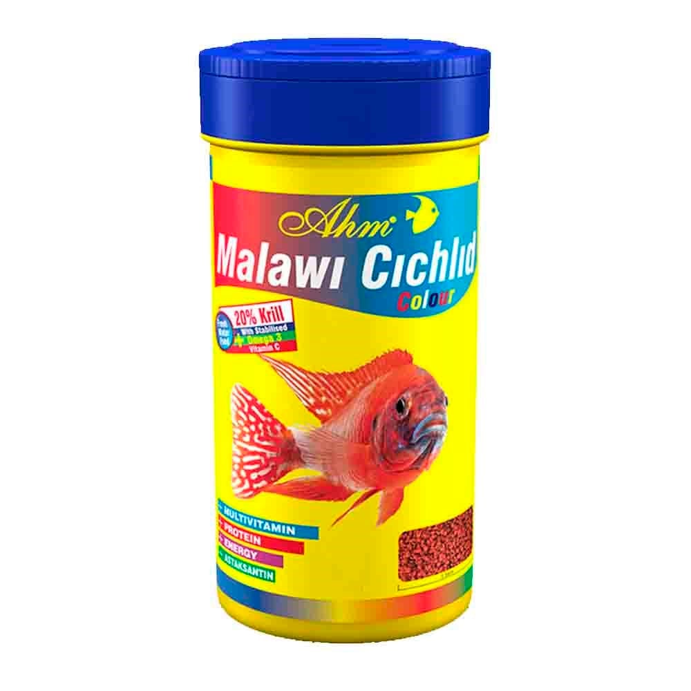 Ahm Malawi Cichlid Colour Granulat Balık Yemi 250 ml 8699375330243 Amazon Pet Center