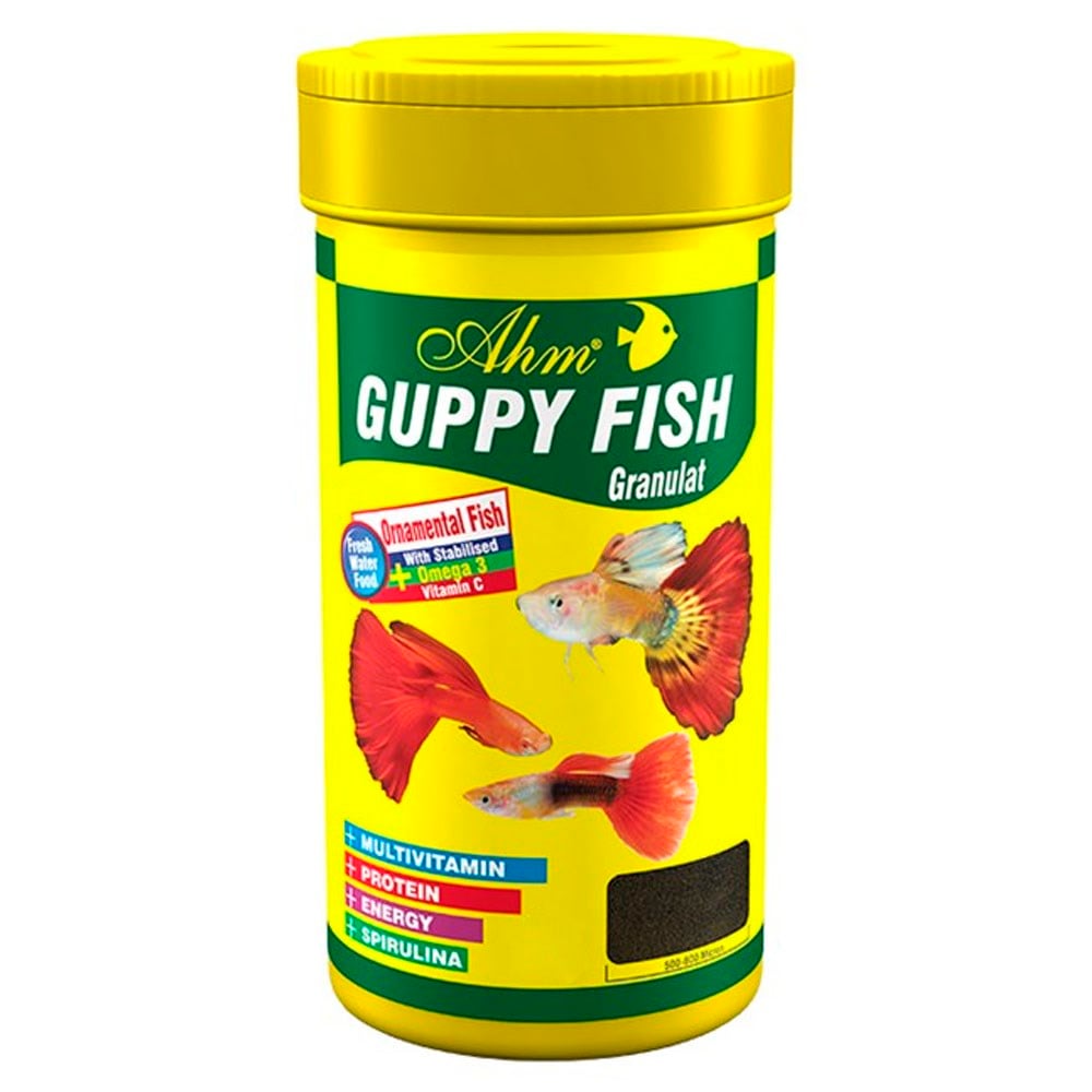 Ahm Marin Guppy Granul Food Lepistes Yemi 250 Ml 8699375331974 Amazon Pet Center