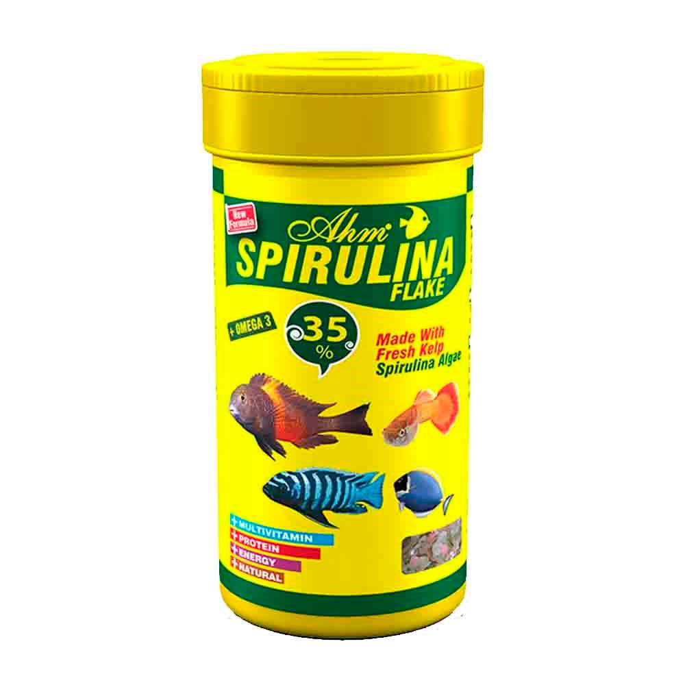 Ahm Spirulina Max Flake Food 250 ml 8699375332148 Amazon Pet Center