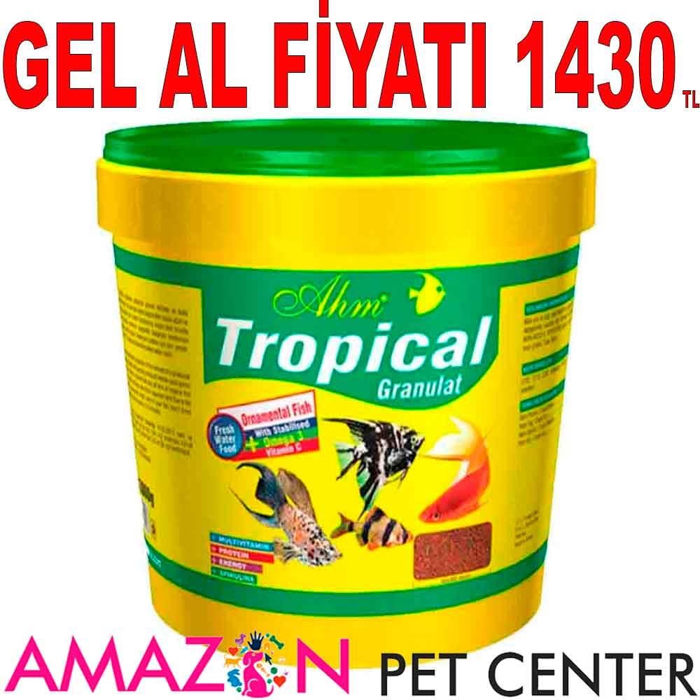Ahm Tropical Granulat Balık Yemi Kova 3 Kg 18034004 Amazon Pet Center