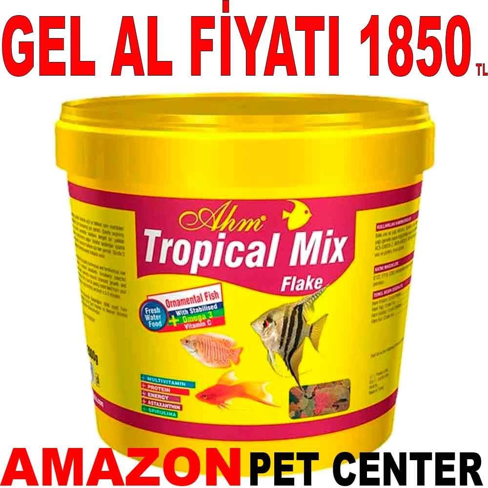 AHM Tropical Mix Flake Balık Yemi 2 Kg 22260000 Amazon Pet Center