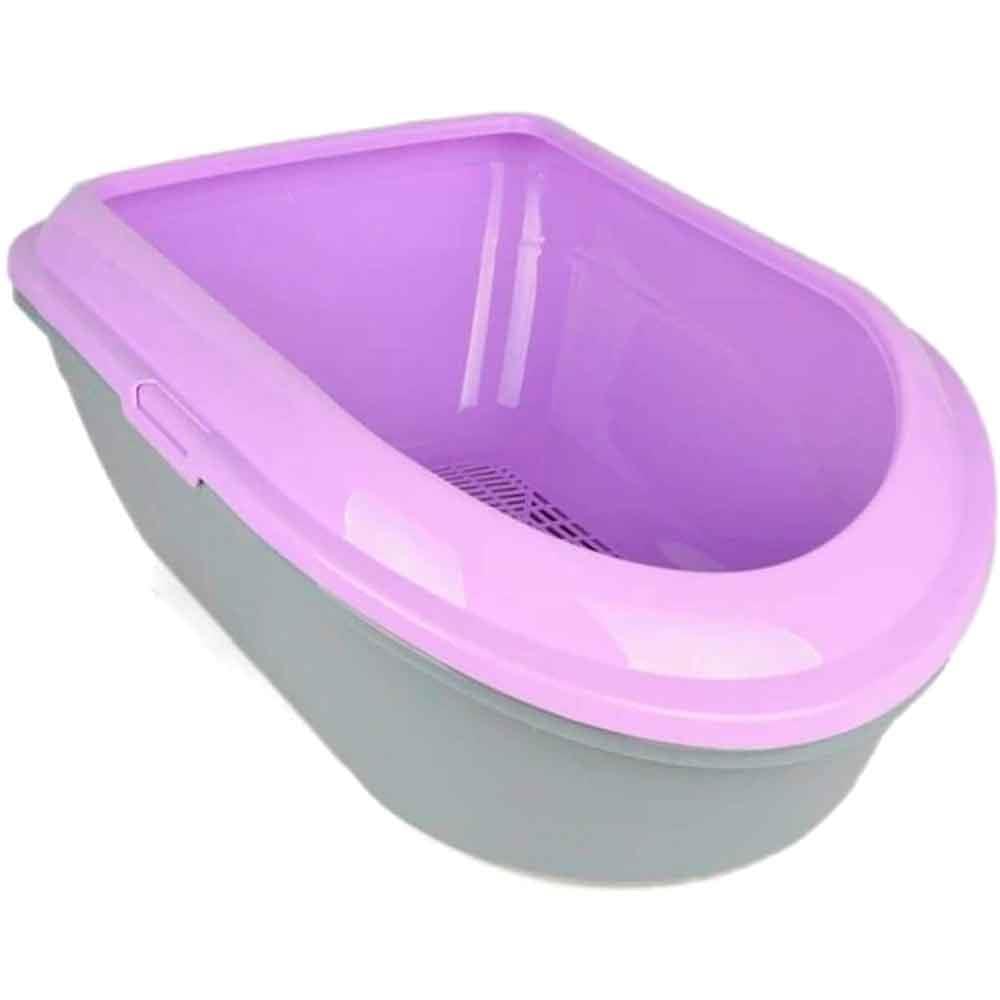 Amazon Açık Elekli Kedi Tuvaleti Pembe 32124286 Amazon Pet Center
