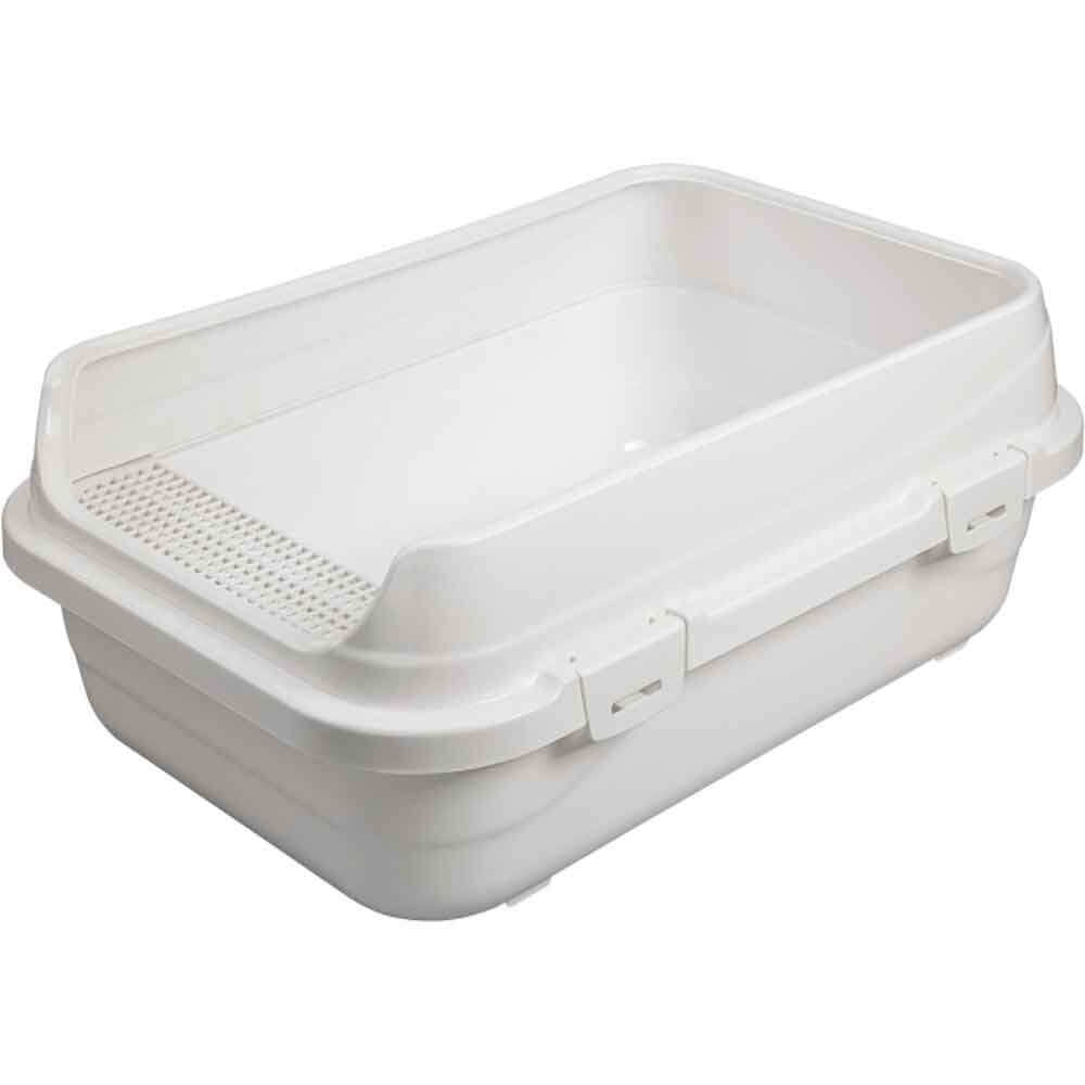 Amazon Açık Izgaralı Kedi Tuvaleti Beyaz L 32124576 Amazon Pet Açık Kedi Tuvaletleri Amazon Pet Center