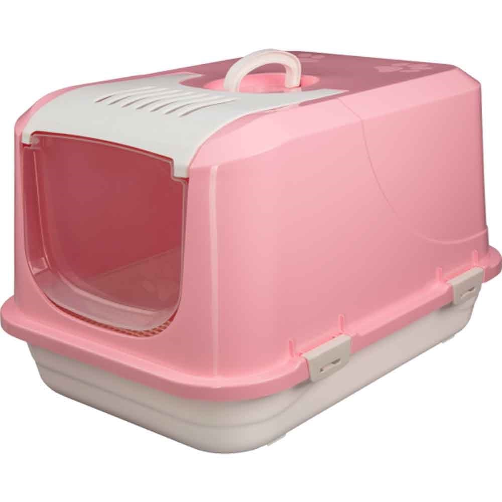 Amazon Kapalı Kedi Tuvaleti Pembe M 32124422 Amazon Pet Kapalı Kedi Tuvaletleri Amazon Pet Center