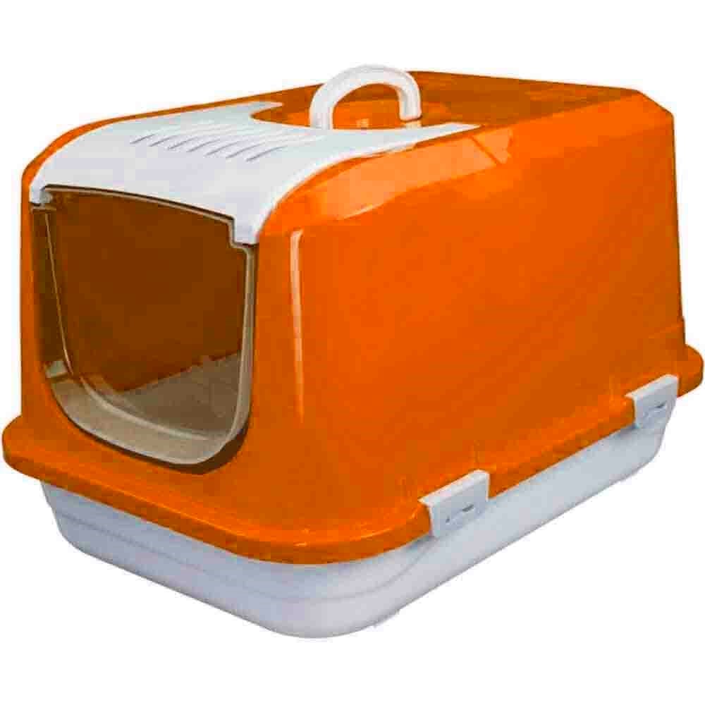 Amazon Kapalı Kedi Tuvaleti Turuncu S 32130522 Amazon Pet Center