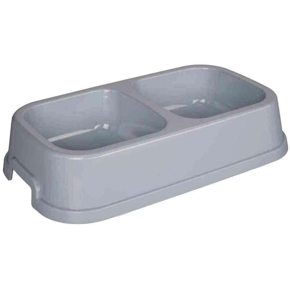 Amazon Kedi Köpek Mama Kabı İkli Gri 32125467 Amazon Pet Kedi İkili Mama Ve Su Kapları Amazon Pet Center