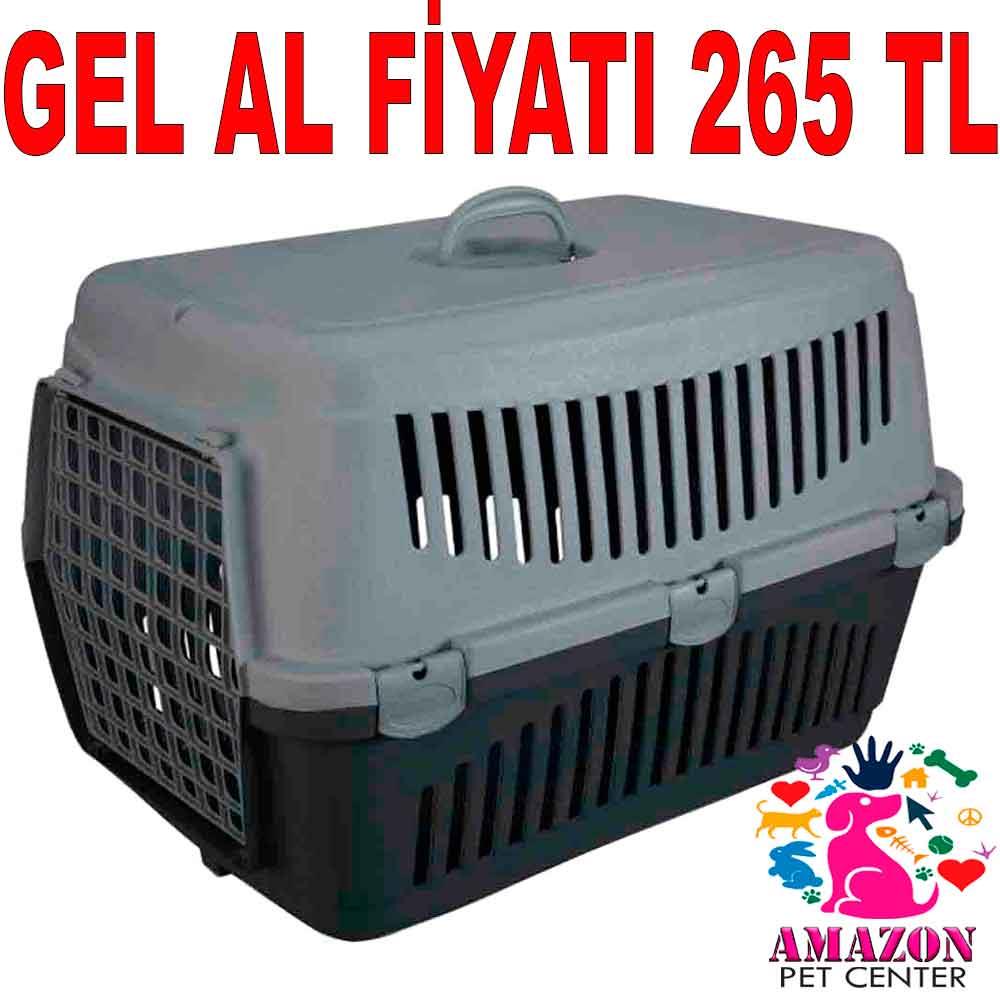 Amazon Kedi Köpek Taşıma Kabı Gri Large 20657000 Amazon Pet Center