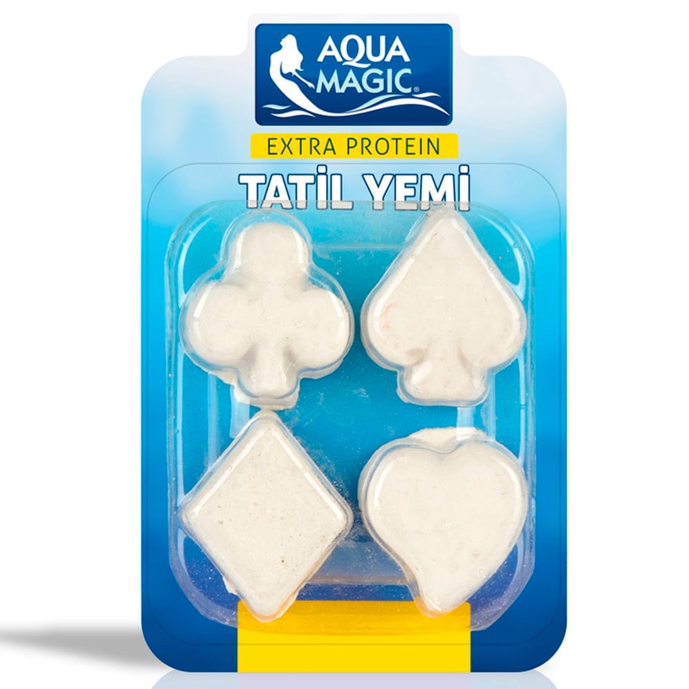 Aqua Magic Haftalık Tatil Yemi 4'lü 8681299609673 Amazon Pet Center